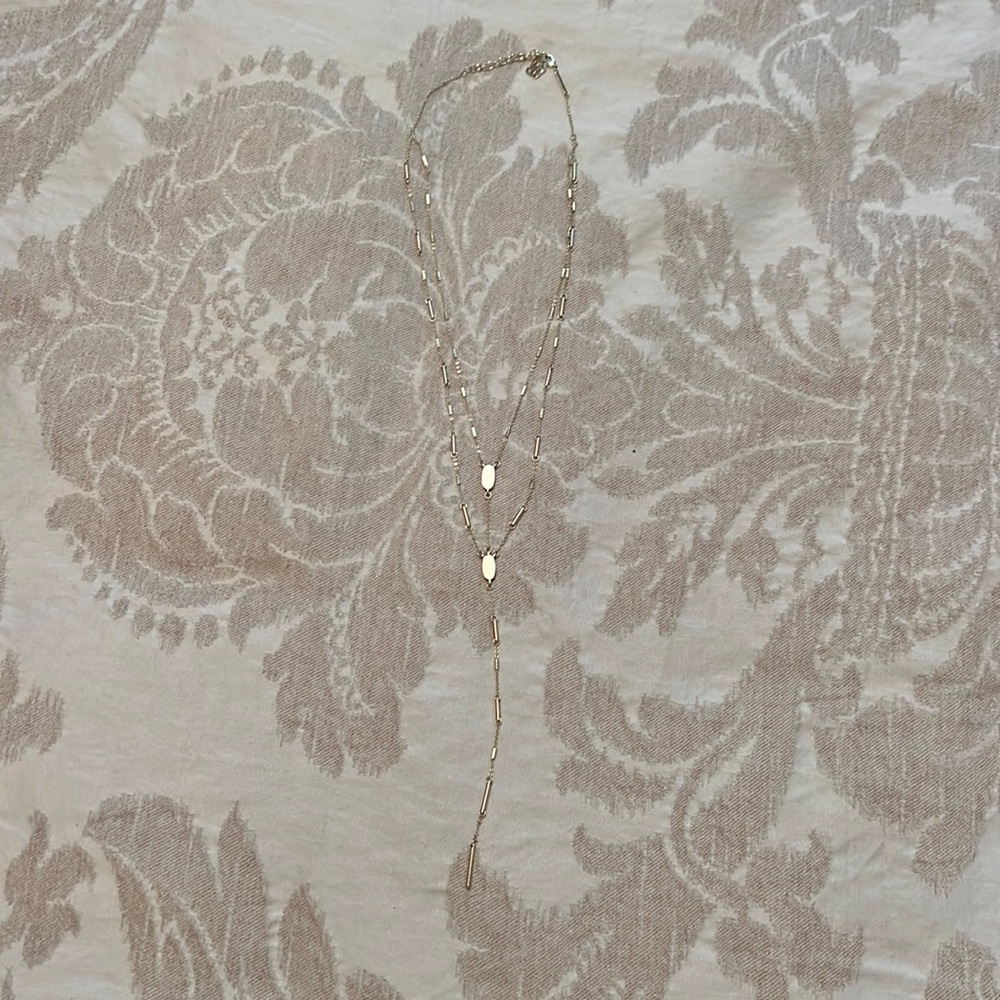 Kendra Scott Gold Double Nevklace